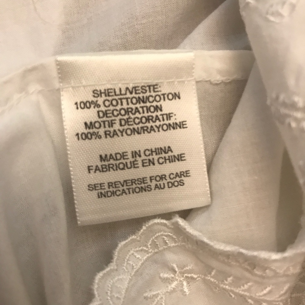 Talbots Embroidered Shirt - Picture 7 of 7